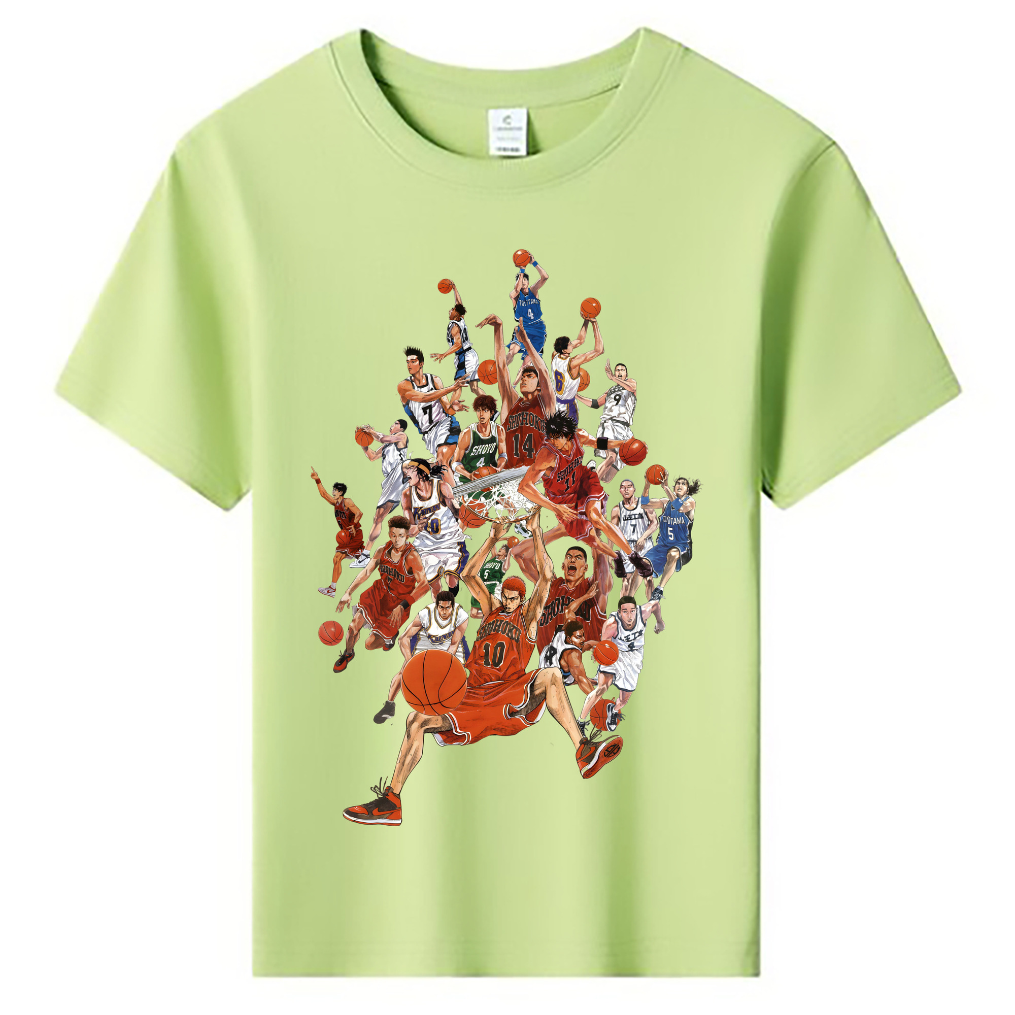 （画像用） SLAM DUNK／スラムダンク 綿100％キッズTシャツ（フロントプリント）